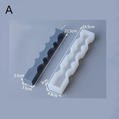 Wind Wave Pattern Silicone Candle Mould Candles Moulds