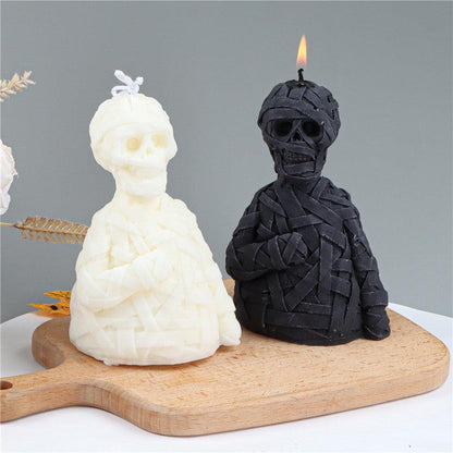 Zombie Skull Halloween Silicone Candle Mould Candles Moulds