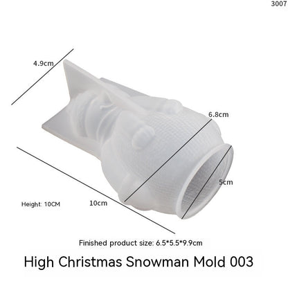 Christmas Ornament Silicone Candle Mould