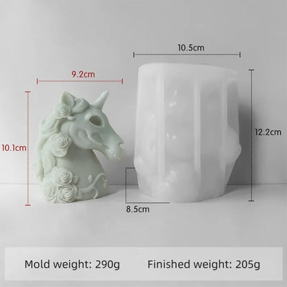 Unicorn Silicone Candle Mould