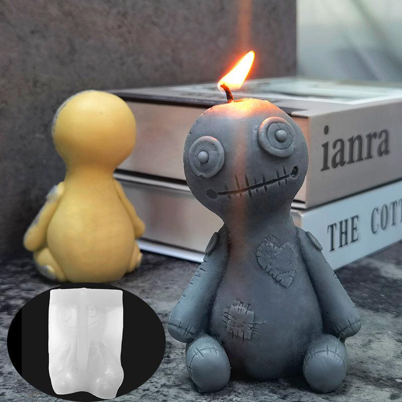 voodoo doll Horror Doll Candle Silicone Mould Candles Moulds