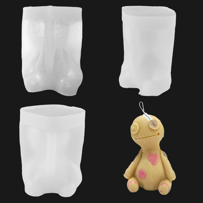 voodoo doll Horror Doll Candle Silicone Mould Candles Moulds